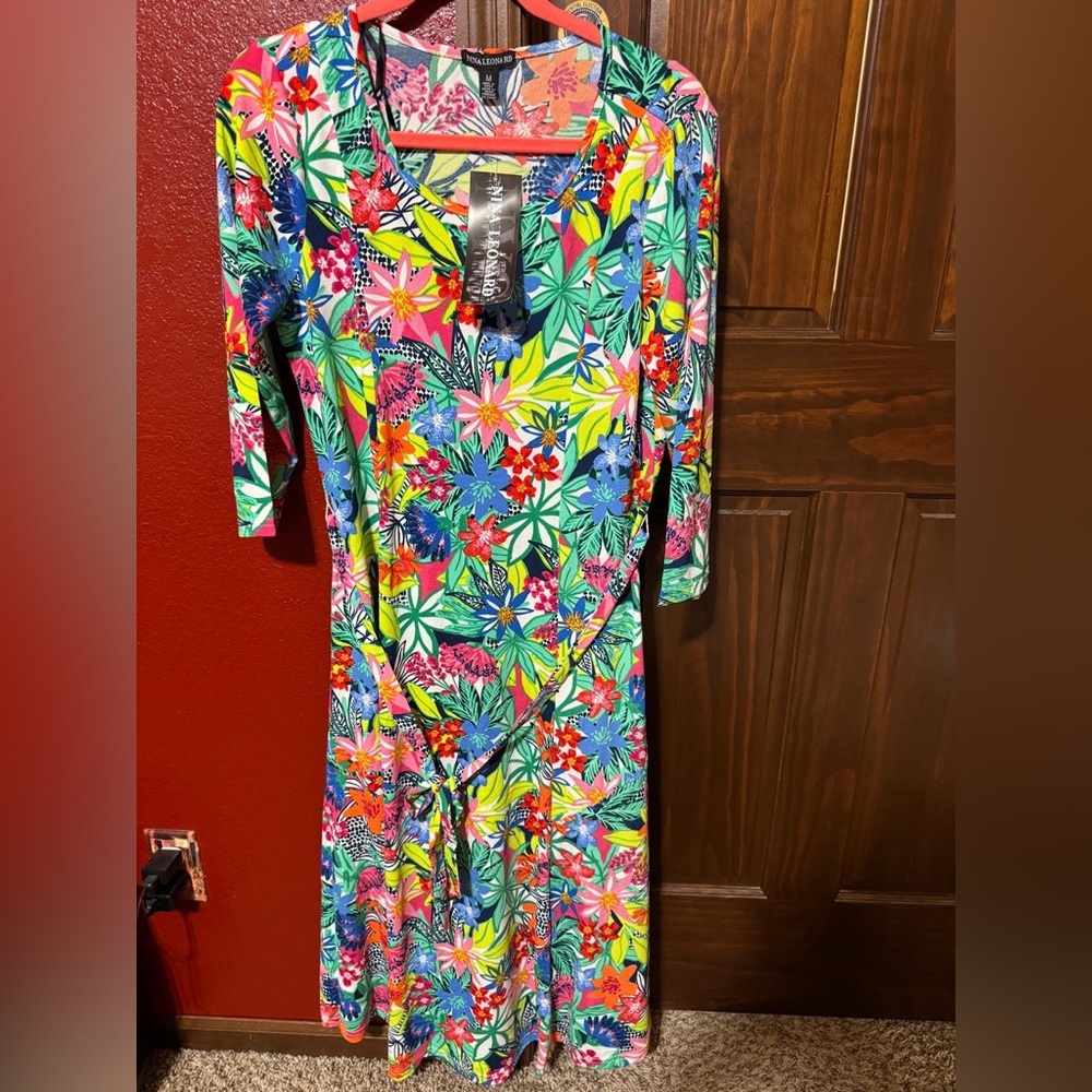 Nina Leonard midi dress